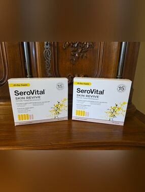 2x SeroVital Skin Revive 240-Capsules 40 Days Supply Dietary Supplements--NIB